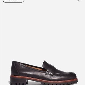 Madewell Black Leather Loafers. Like NEW.